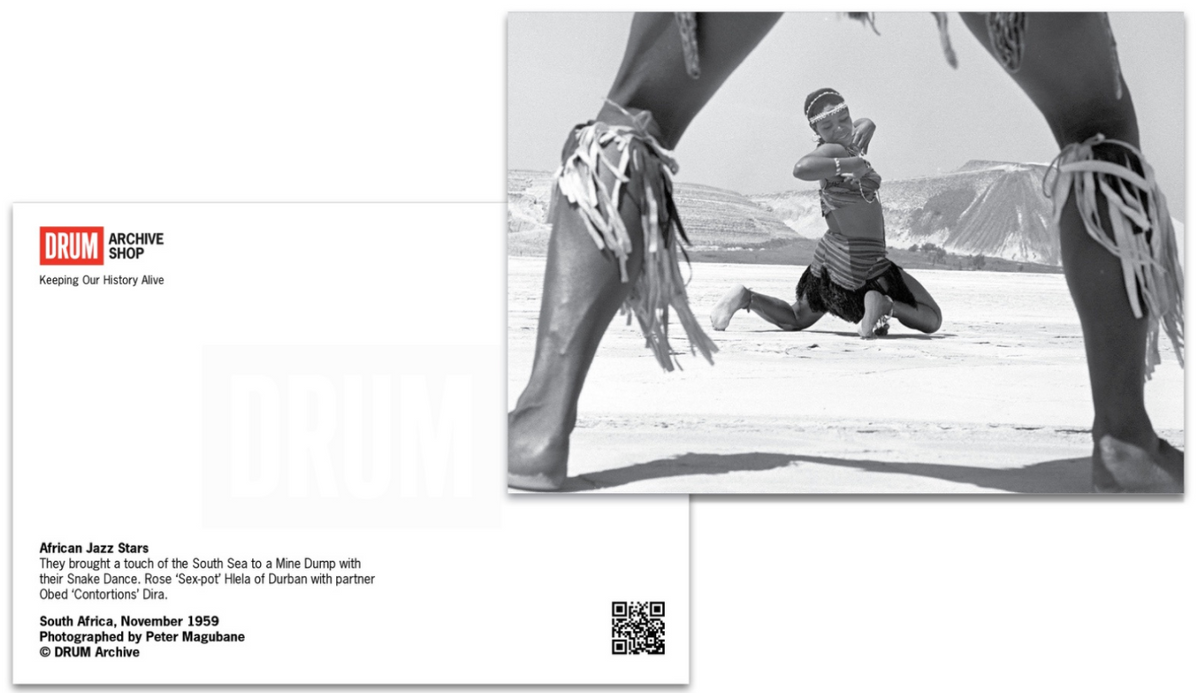 African Jazz Stars Postcard