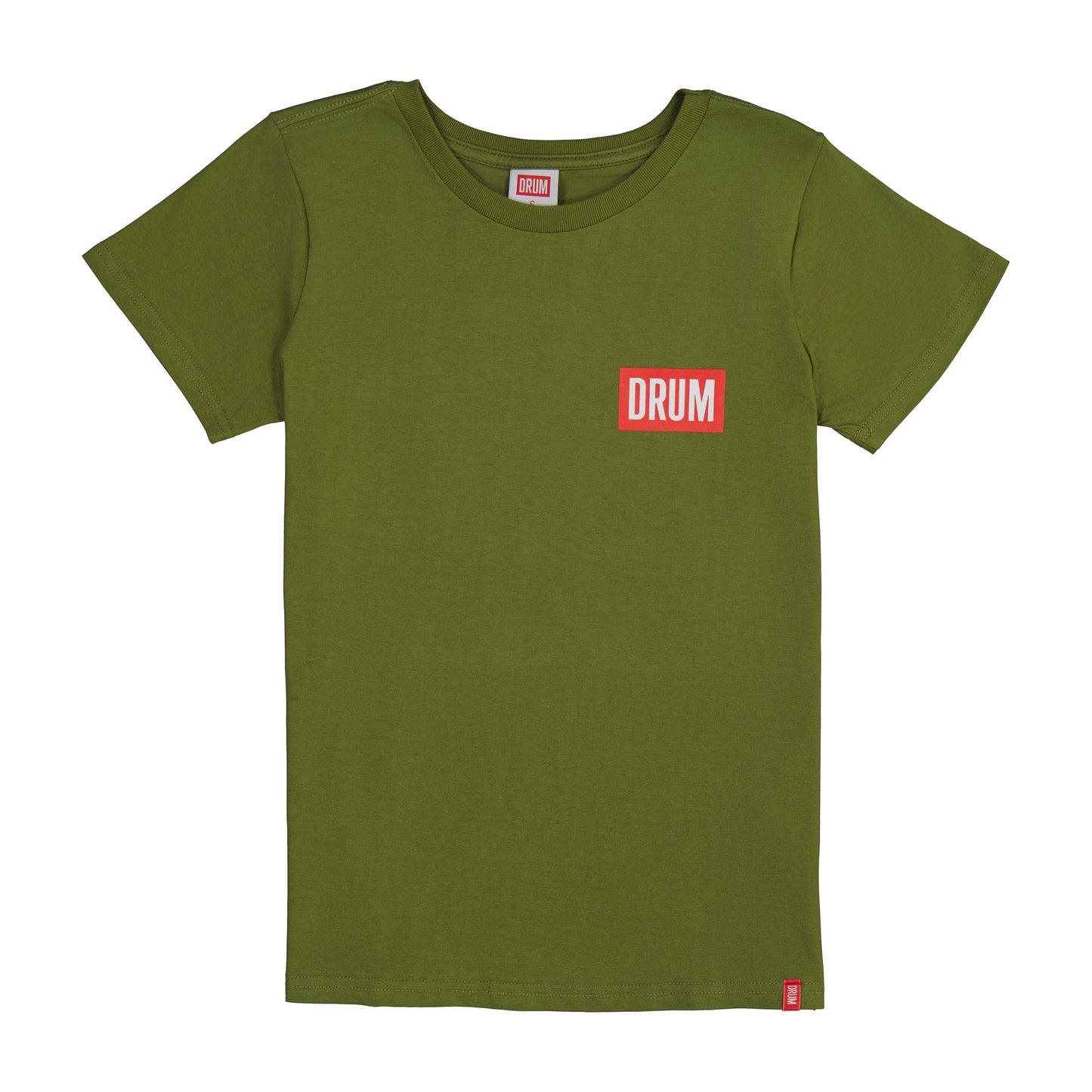 Drum Classic Logo T-Shirt, Heritage Green