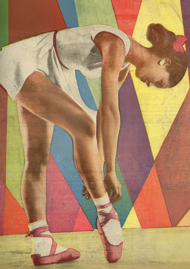 Dancing Girls Postcard