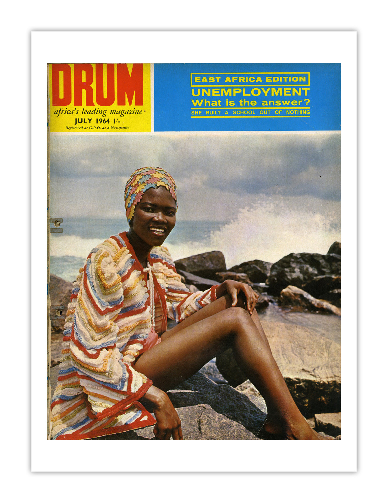 East Africa Drum Magazine cover, July 1964 – archival poster print
