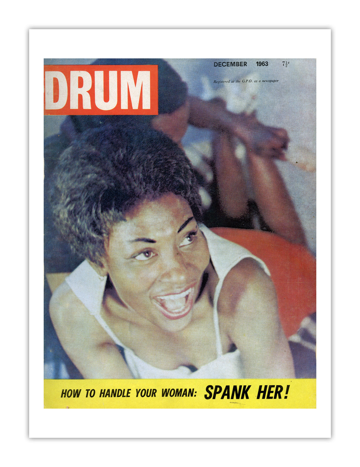 South Africa Drum Magazine cover, December 1963 – archival poster print