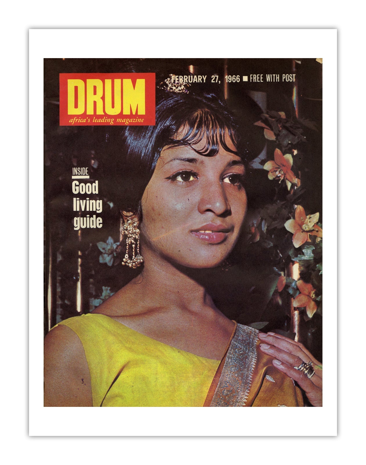 South Africa Drum Magazine cover, February 1966 – archival poster print