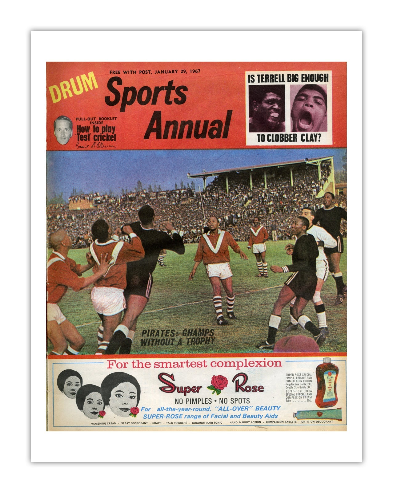 South Africa Drum Magazine cover, January 1967 – archival poster print