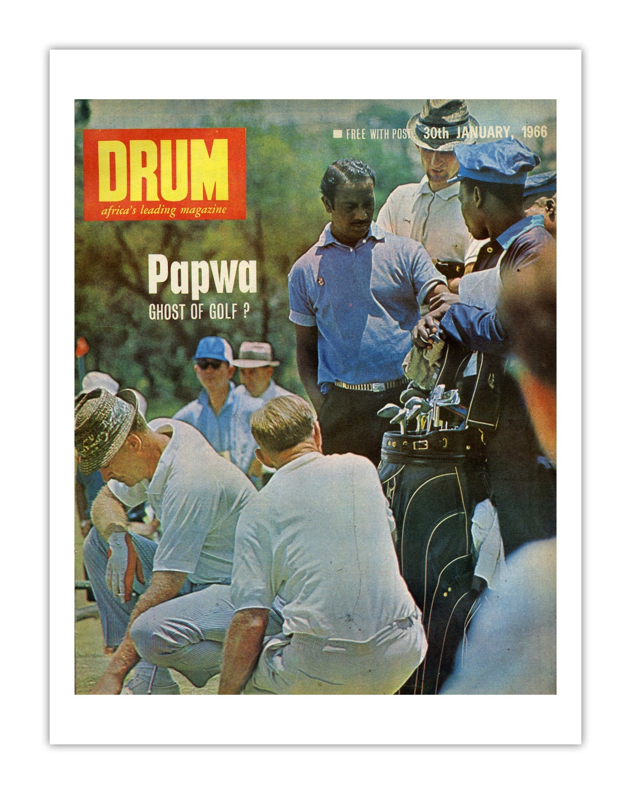 South Africa Drum Magazine cover, January 1966 – archival poster print