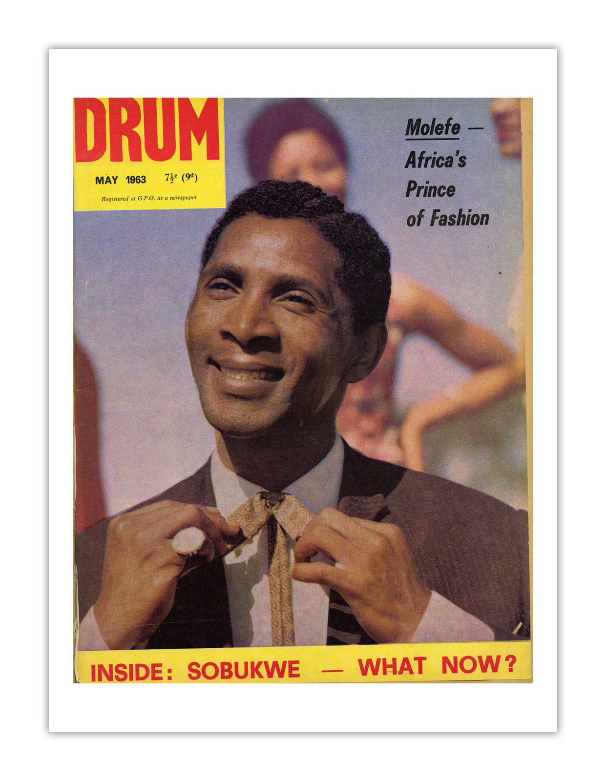 South Africa Drum Magazine cover, May 1963 – archival poster print