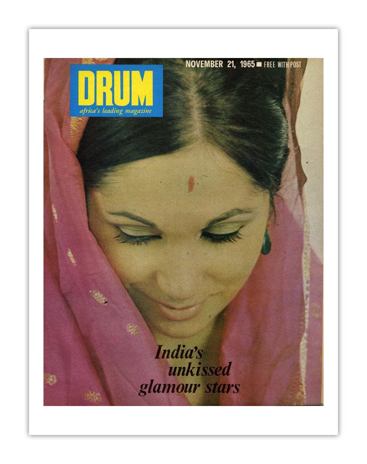 South Africa Drum Magazine cover, November 1965 – archival poster print