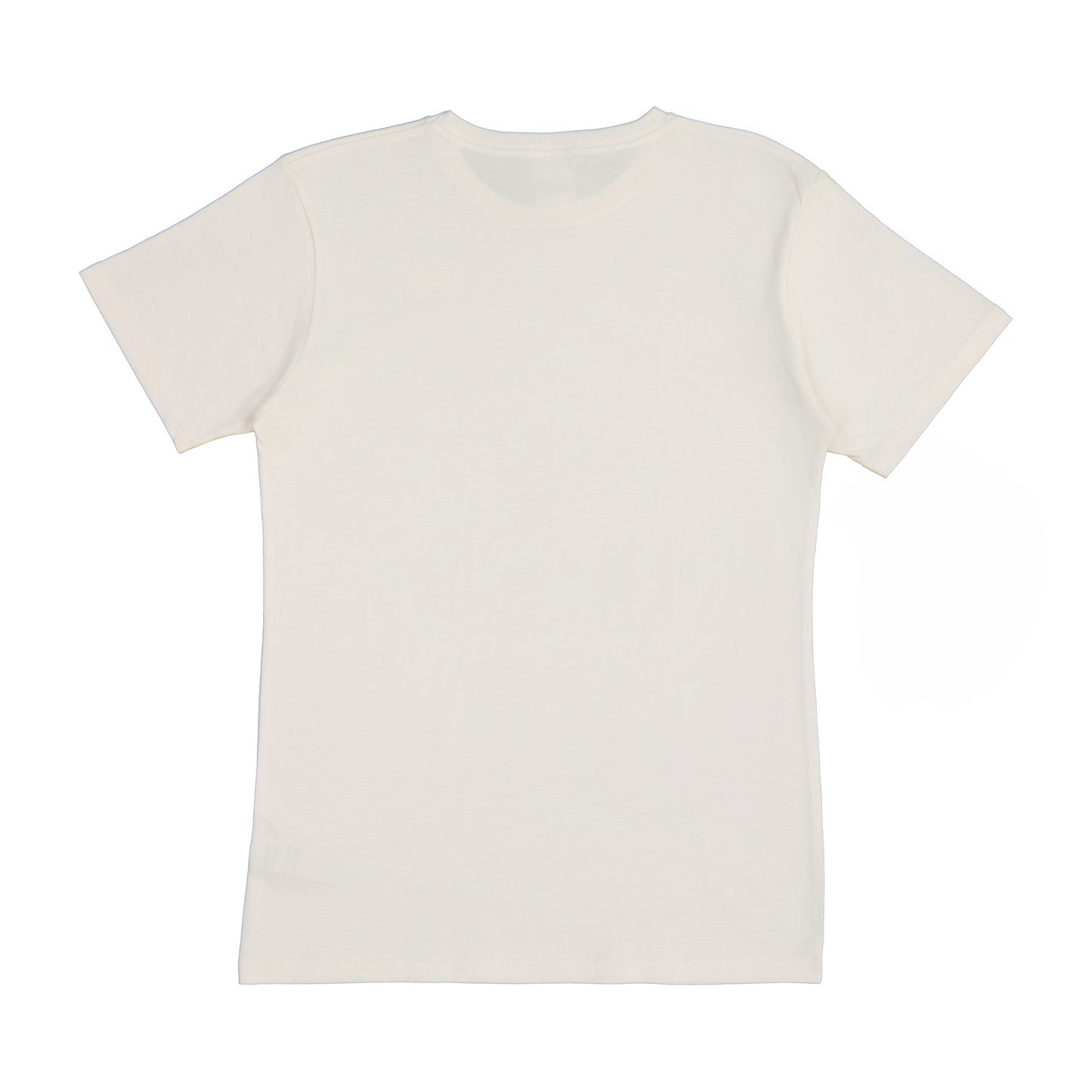 White t-shirt on a white background
