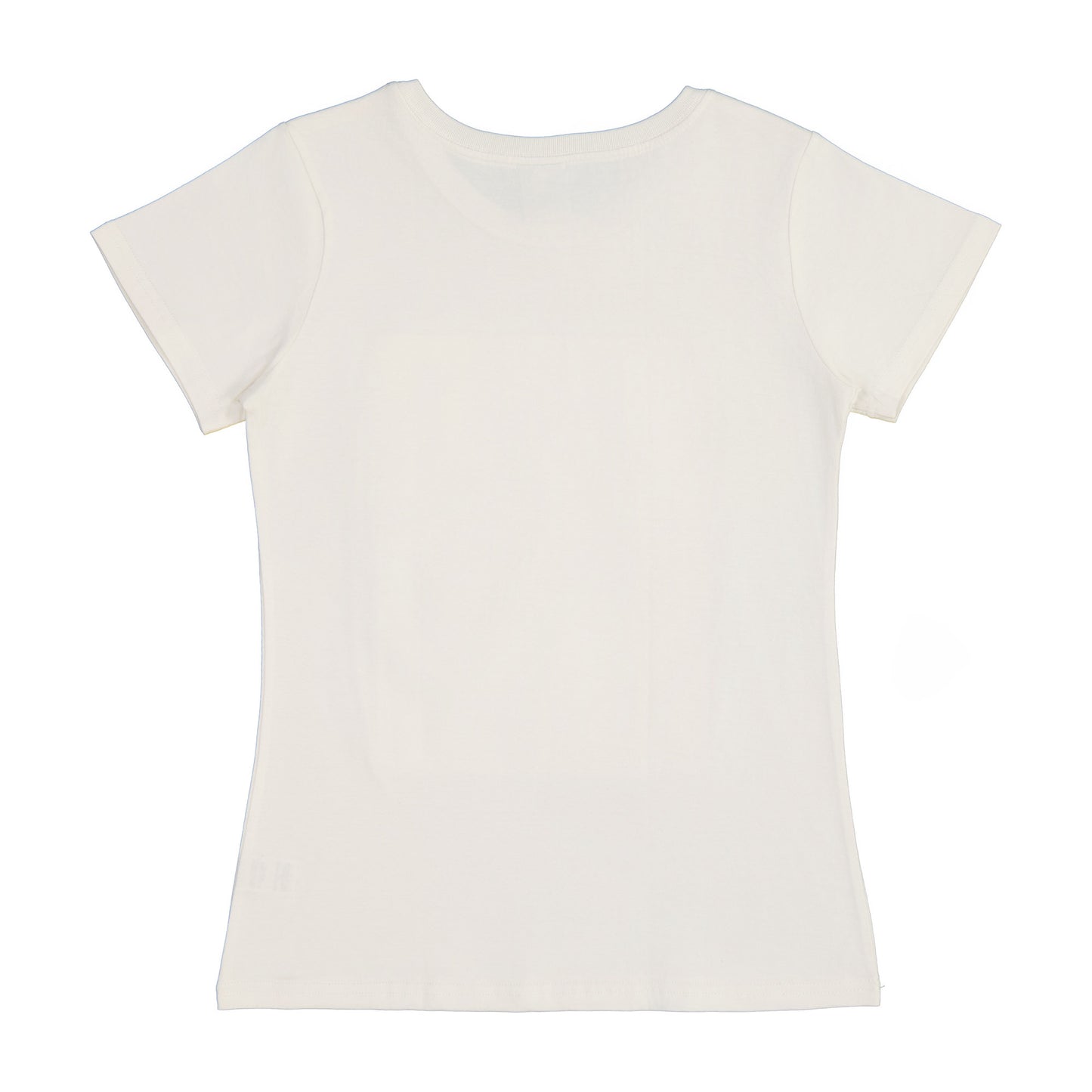 White t-shirt on a white background
