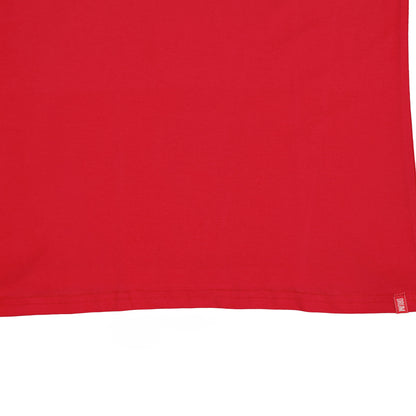 Large Logo Men Protest Red