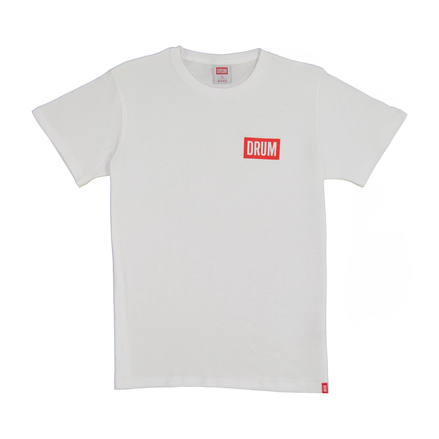 Drum Classic Logo T-Shirt, White