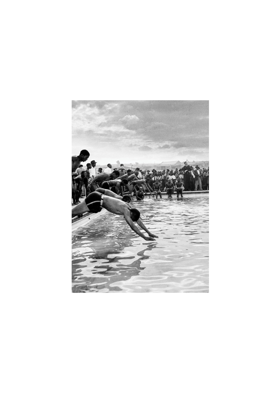 Fr Huddleston Swimming Pool Postcard