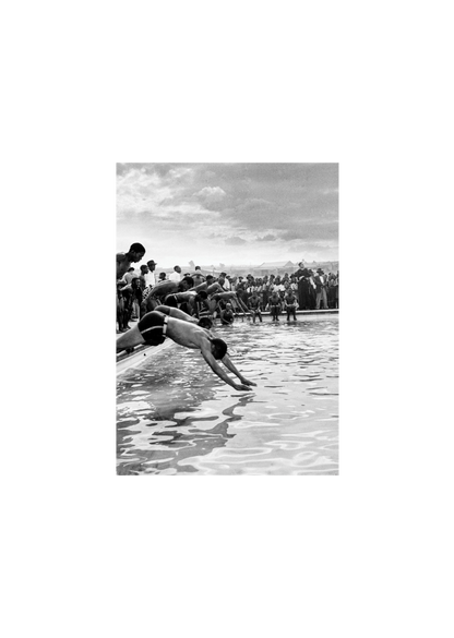 Fr Huddleston Swimming Pool Postcard