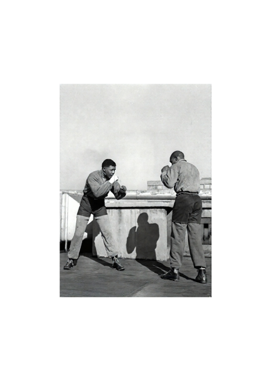 Mandela Boxer Postcard