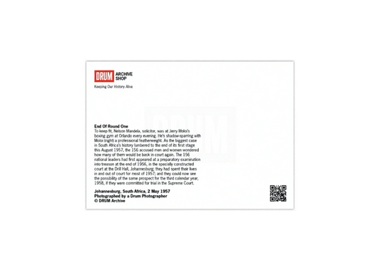 Mandela Boxer Postcard