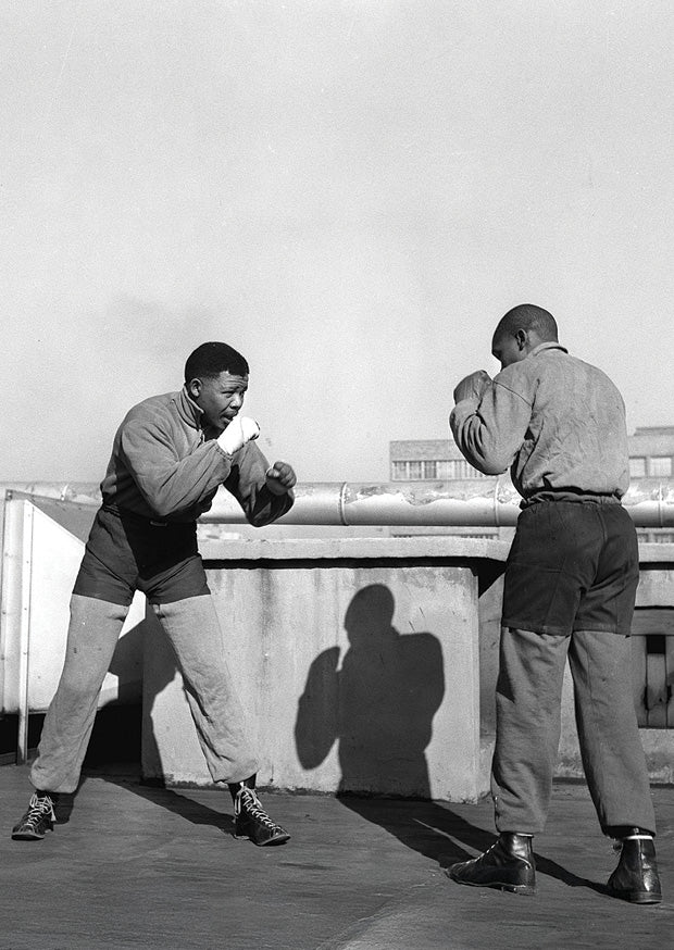 Mandela Boxer Postcard