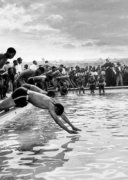 Fr Huddleston Swimming Pool Postcard