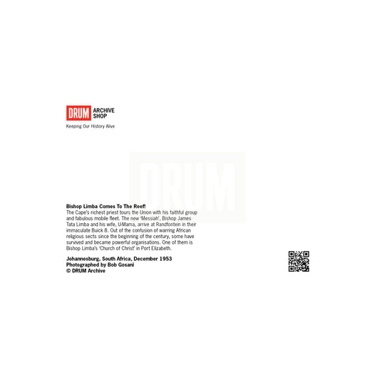 Bishop Limba Postcard