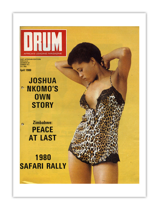 East Africa Drum Magazine cover, April 1980 – archival poster print