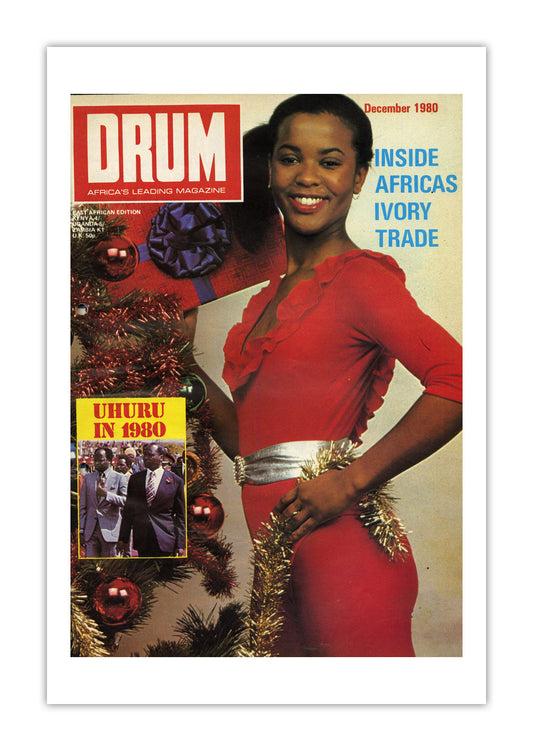 East Africa Drum Magazine cover, December 1980 – archival poster print