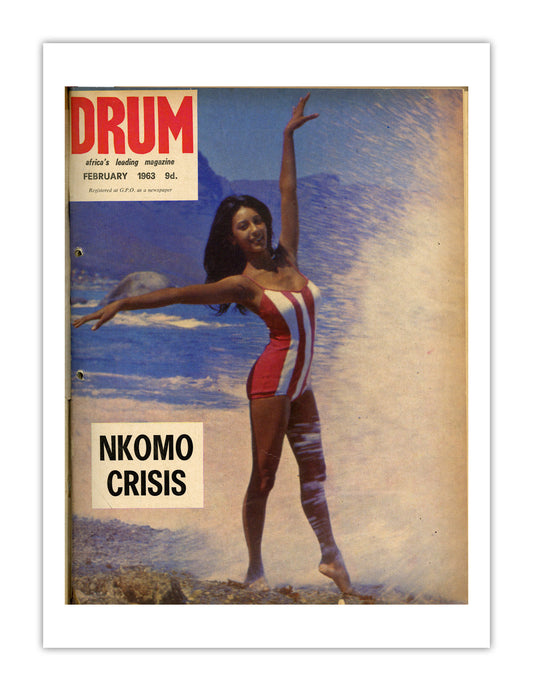 East Africa Drum Magazine cover, February 1963 – archival poster print
