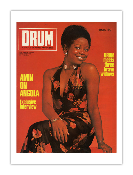 East Africa Drum Magazine cover, February 1976 – archival poster print