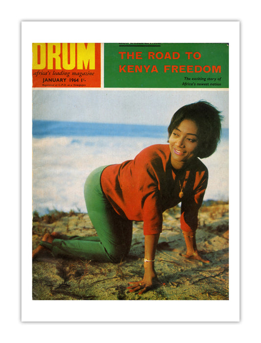 East Africa Drum Magazine cover, January 1964 – archival poster print