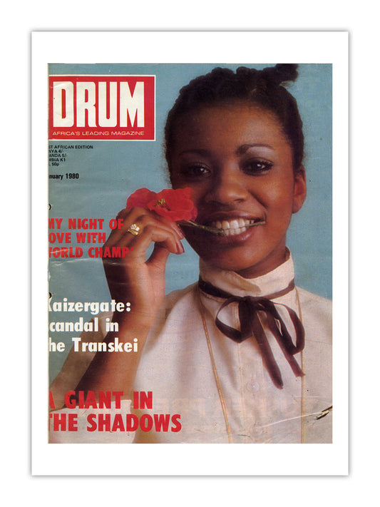 East Africa Drum Magazine cover, January 1980 – archival poster print