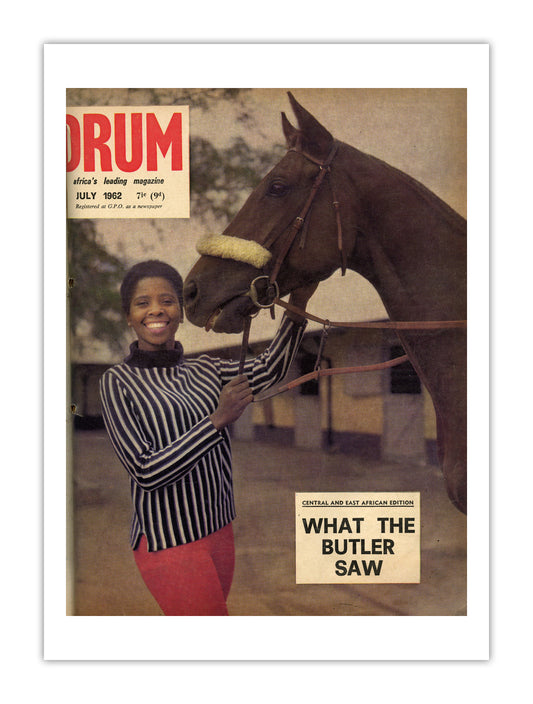 East Africa Drum Magazine cover, July 1962 – archival poster print