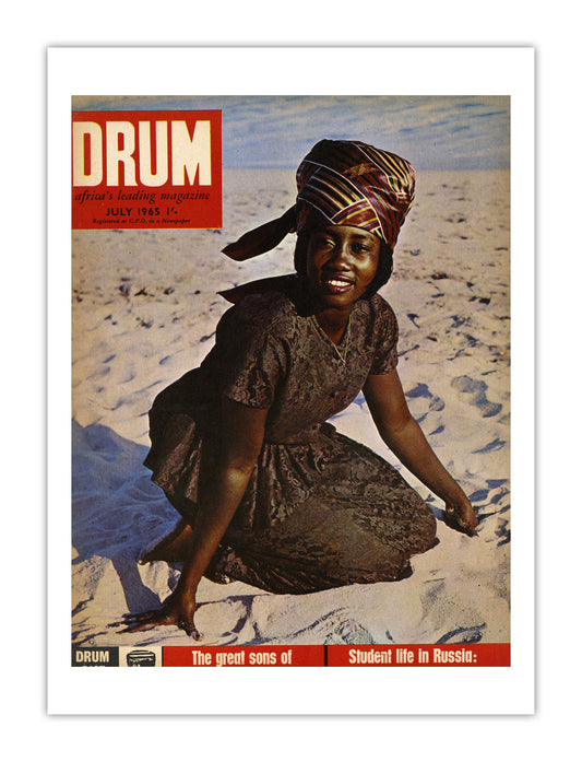 East Africa Drum Magazine cover, July 1965 – archival poster print