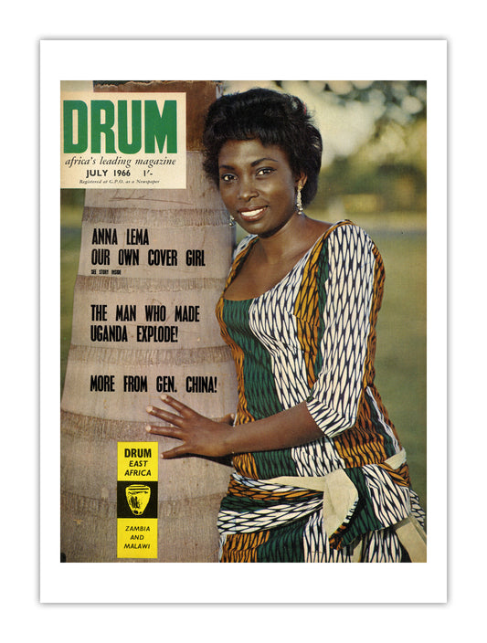 East Africa Drum Magazine cover, July 1966 – archival poster print