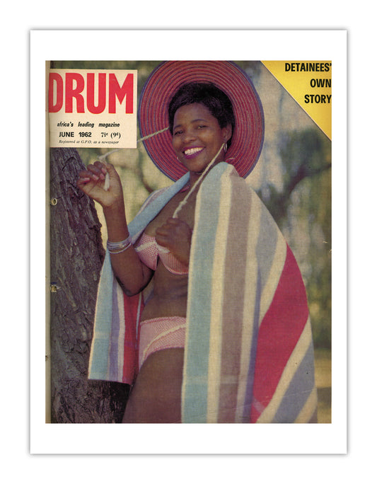 East Africa Drum Magazine cover, June 1962 – archival poster print