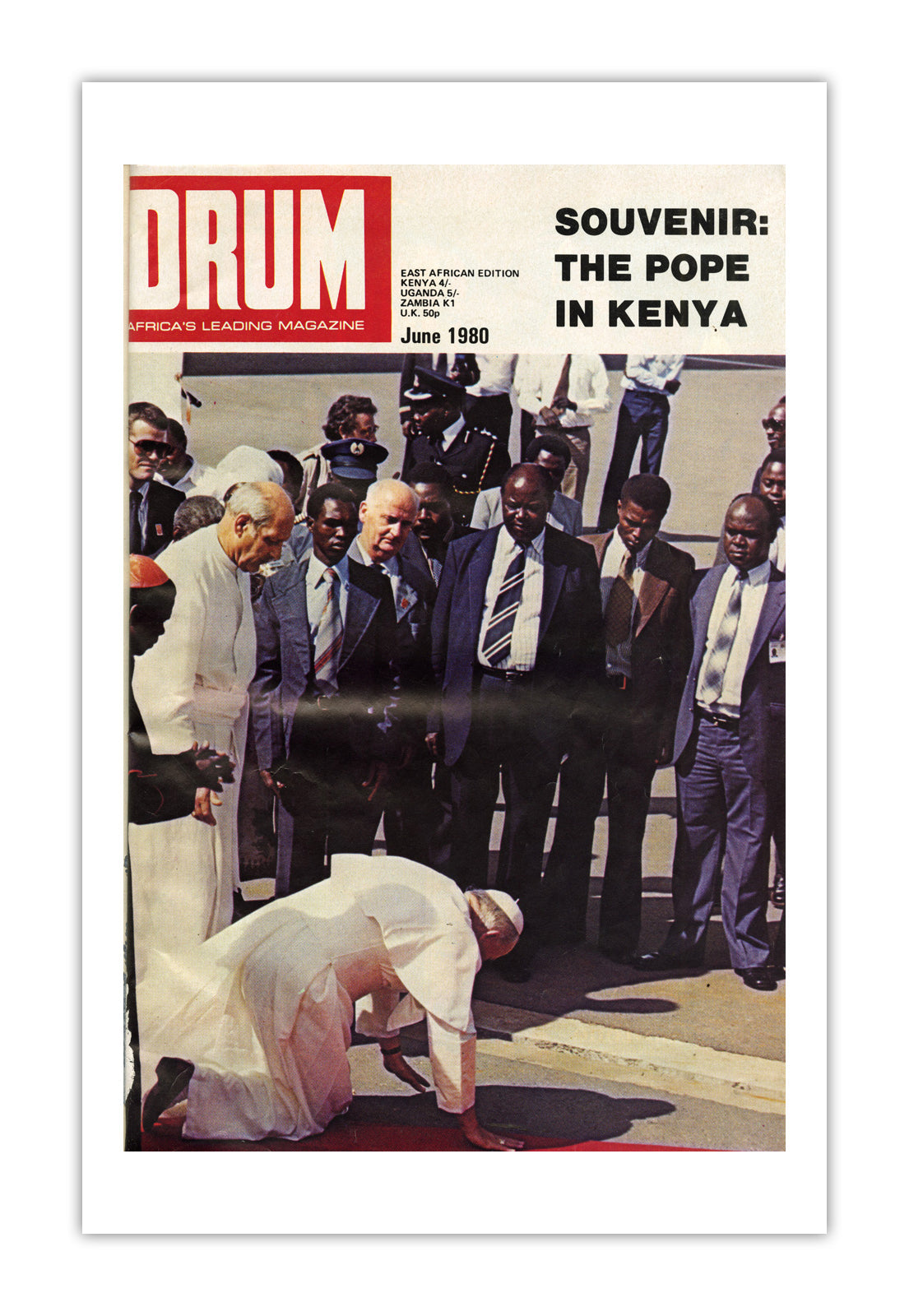 East Africa Drum Magazine cover, June 1980 – archival poster print
