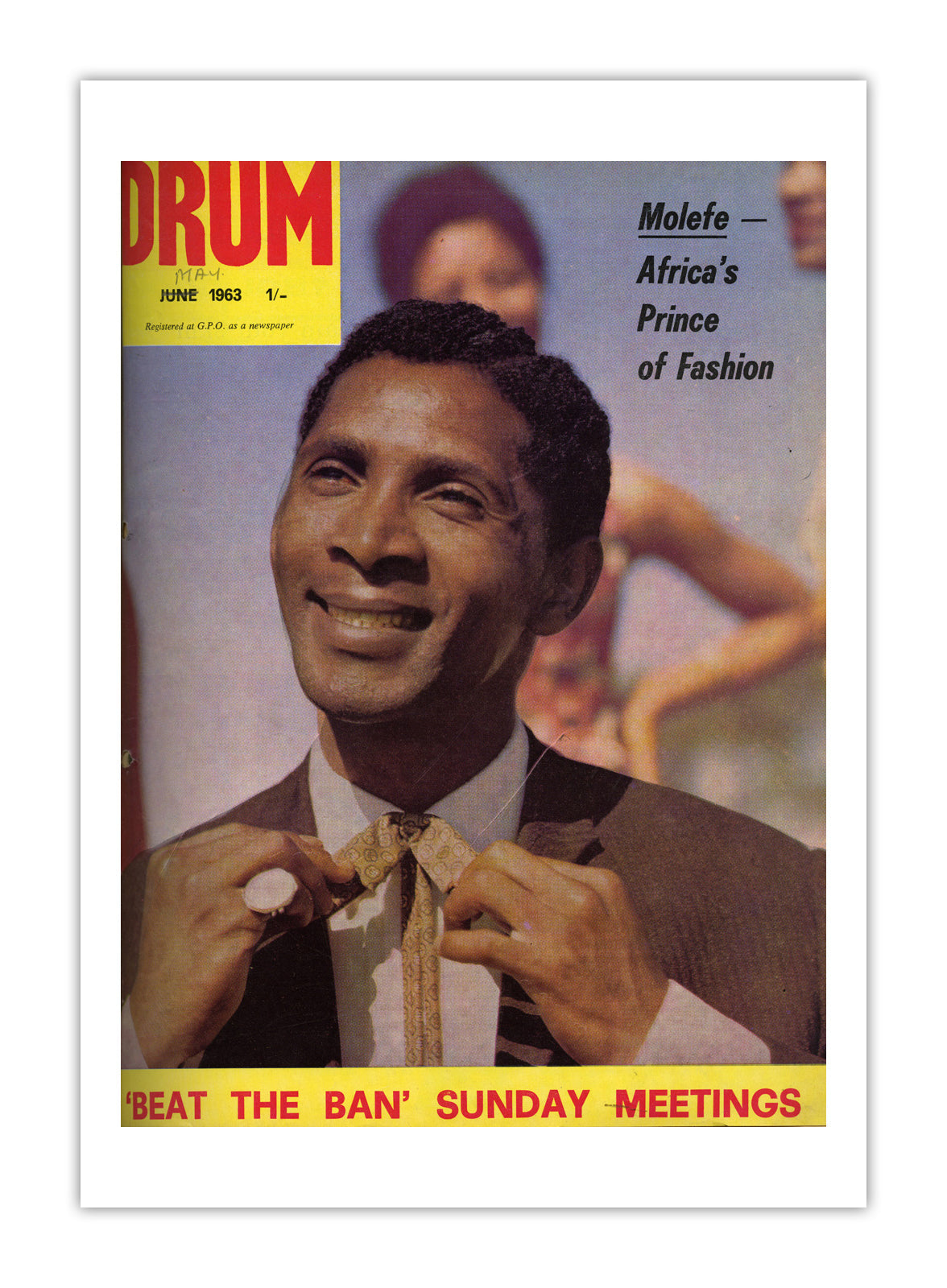 East Africa Drum Magazine cover, May 1963 – archival poster print