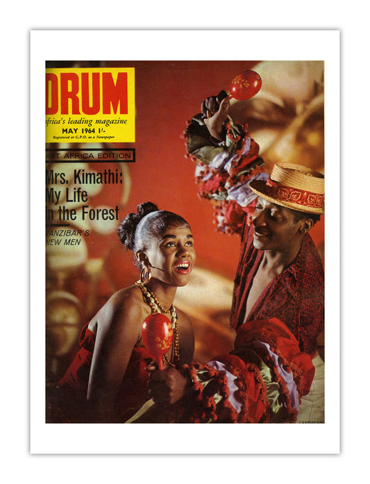 East Africa Drum Magazine cover, May 1964 – archival poster print