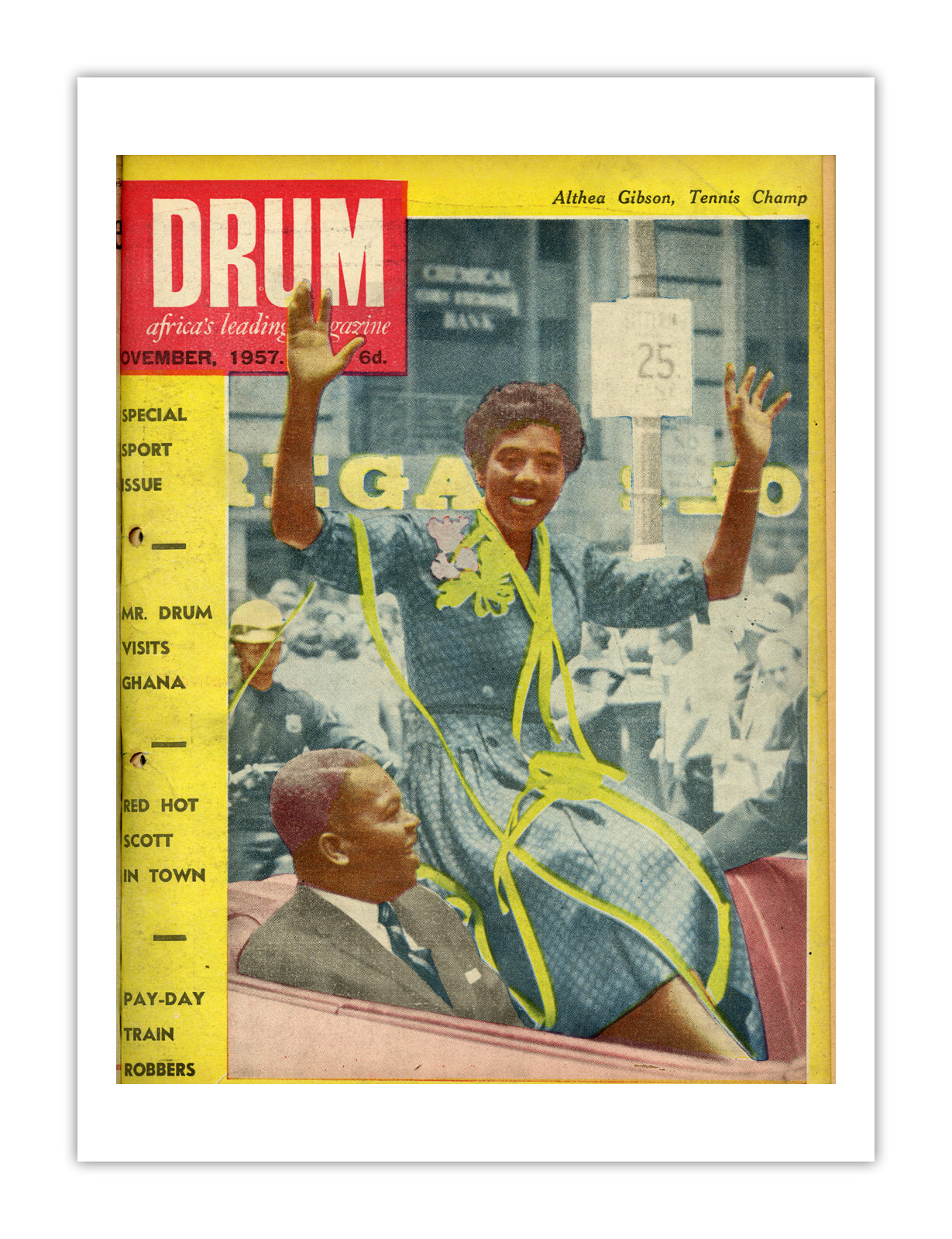 East Africa Drum Magazine cover, November 1957 – archival poster print