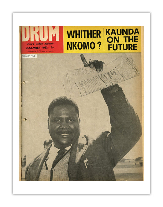 East Africa Drum Magazine cover, November 1962 – archival poster print