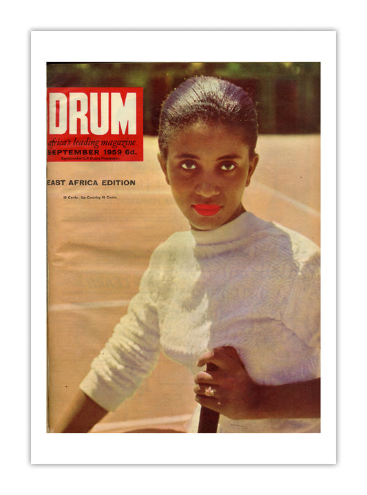 East Africa Drum Magazine cover, September 1959 – archival poster print