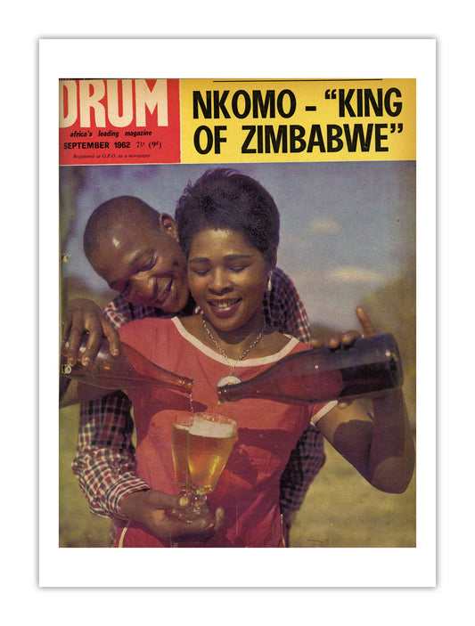 East Africa Drum Magazine cover, September 1962 – archival poster print
