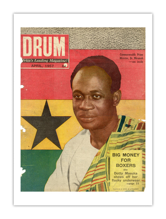 South Africa Drum Magazine cover, April 1957 – archival poster print