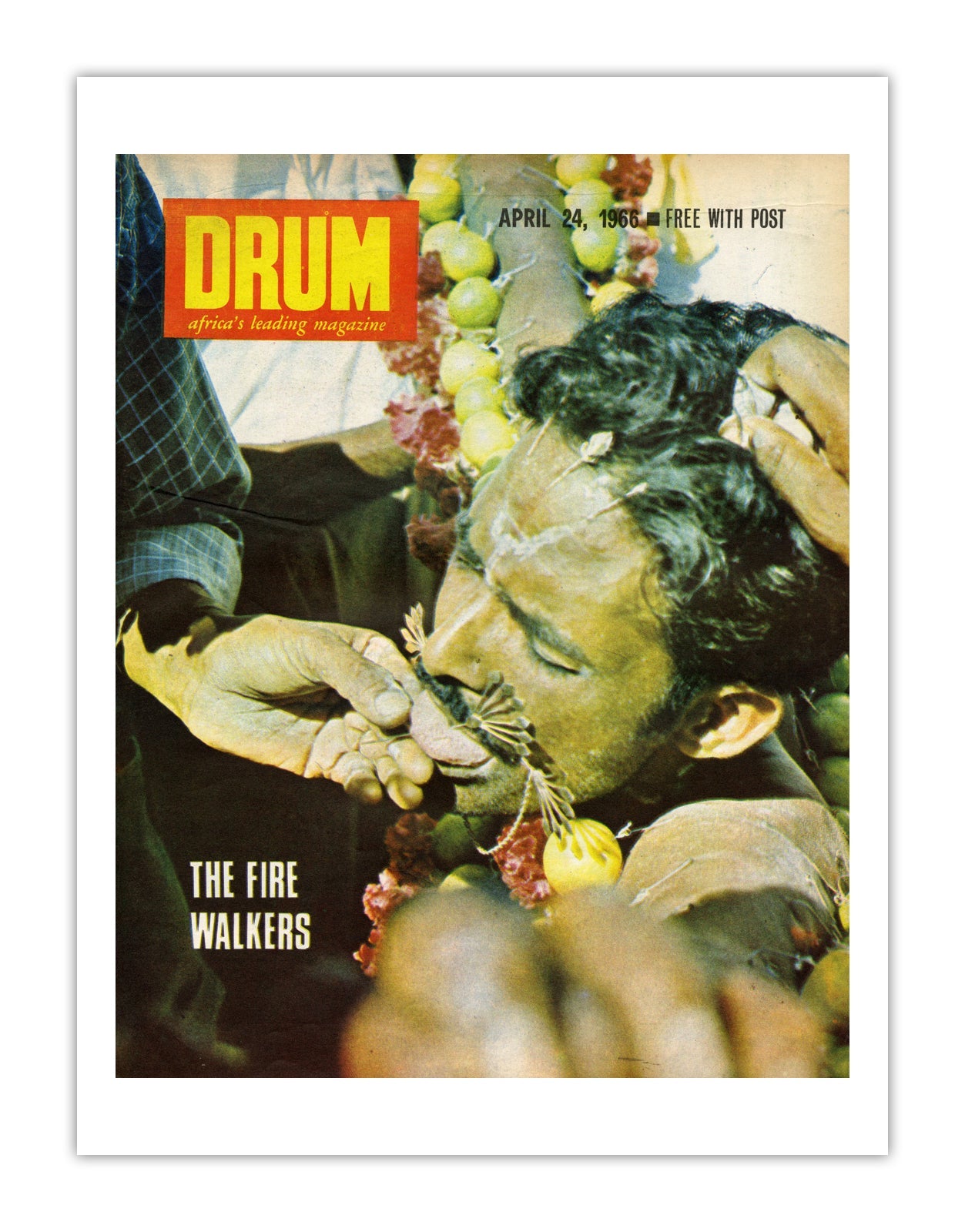 South Africa Drum Magazine cover, April 1966 – archival poster print