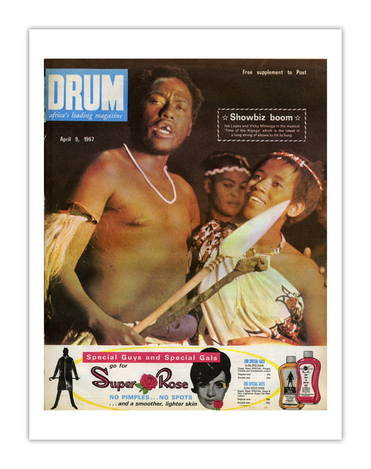 South Africa Drum Magazine cover, April 1952 – archival poster print
