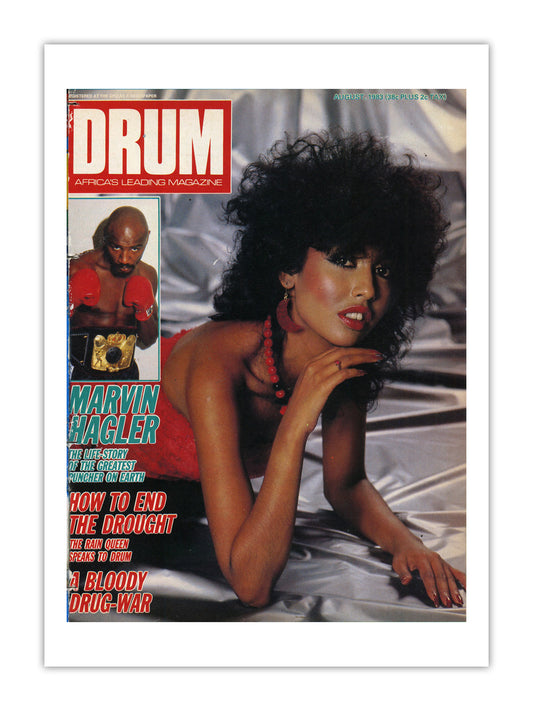 South Africa Drum Magazine cover, August 1983 – archival poster print