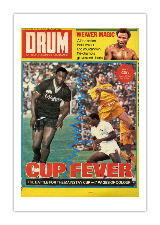 South Africa Drum Magazine cover, December 1980 – archival poster print