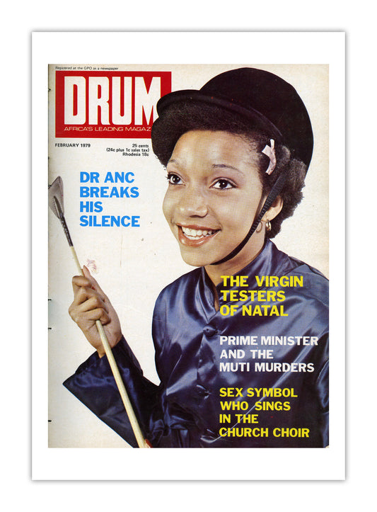 South Africa Drum Magazine cover, February 1979 – archival poster print