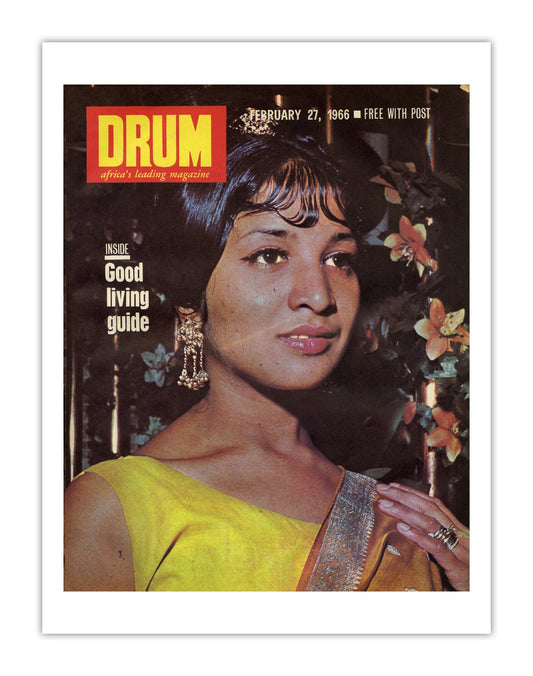 South Africa Drum Magazine cover, February 1966 – archival poster print