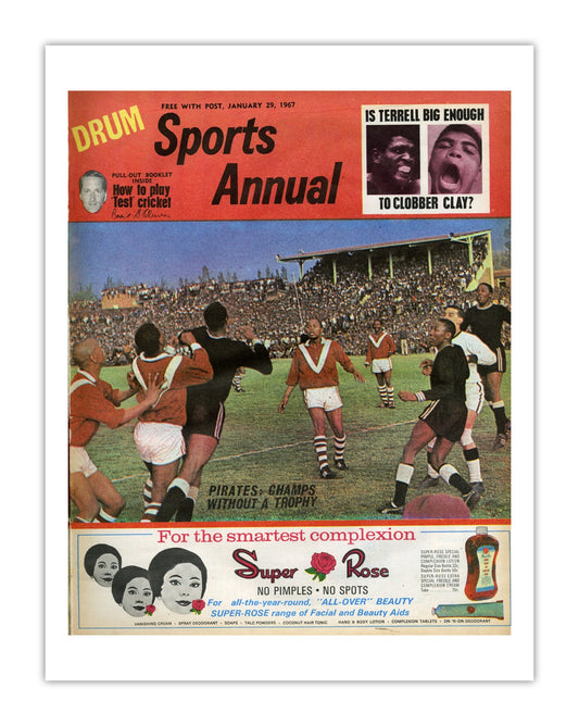 South Africa Drum Magazine cover, January 1967 – archival poster print