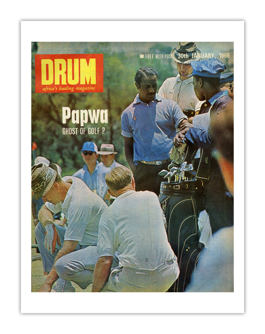 South Africa Drum Magazine cover, January 1966 – archival poster print