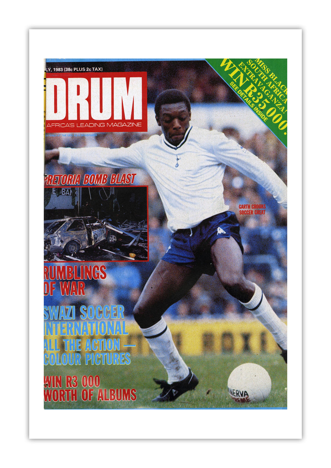 South Africa Drum Magazine cover, July 1983 – archival poster print