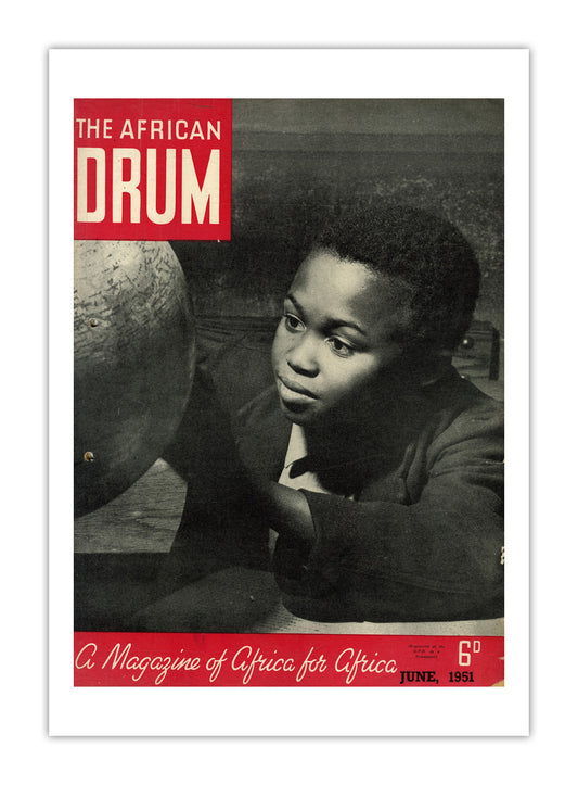 South Africa Drum Magazine cover, June 1951 – archival poster print