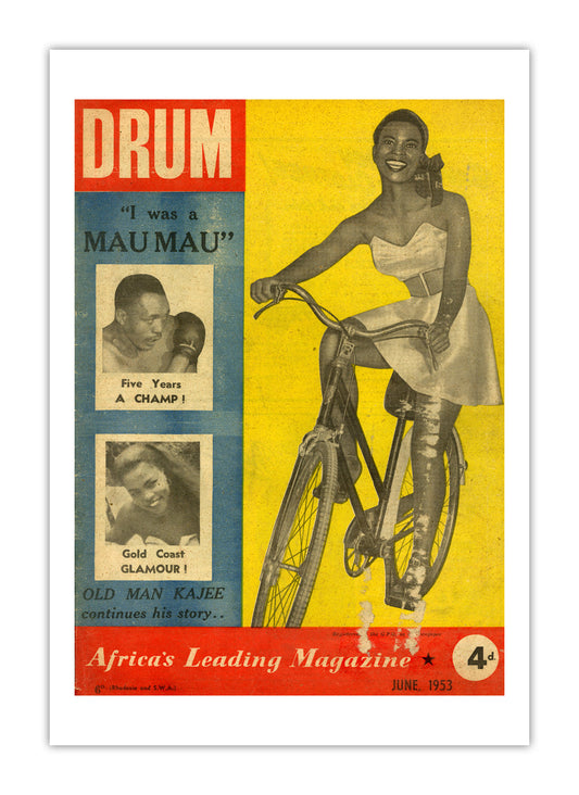South Africa Drum Magazine cover, June 1953 – archival poster print